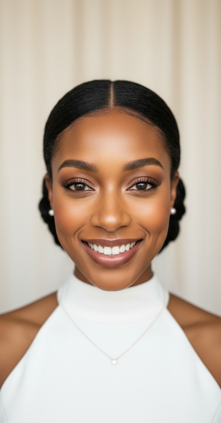 After Simple Bridal Bun